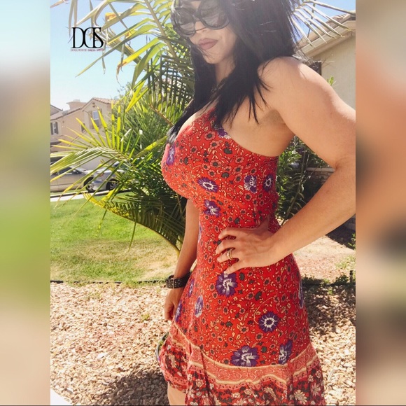 🔥 Desert Flower - Boho Summer Mini Dress - Picture 6 of 8